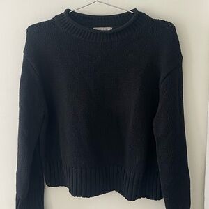 J Crew Black Women's Sweater 100%cotton